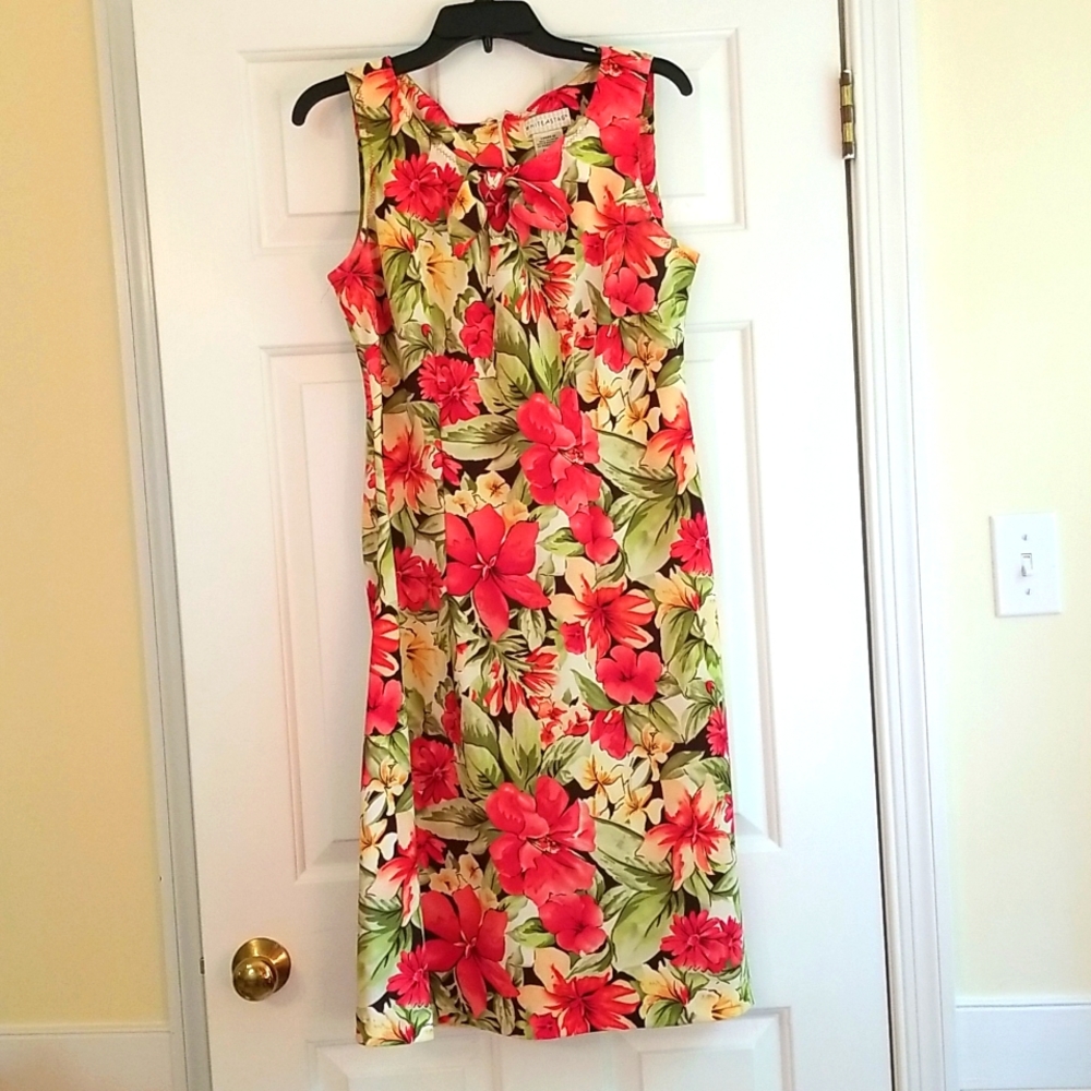 White Stag Sz 10 Floral Print Dress